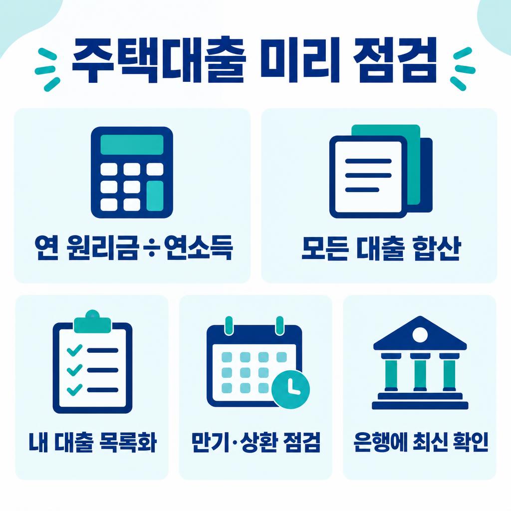 주택담보대출 한도 축소 전 확인할 3가지, DSR 쉽게 보기